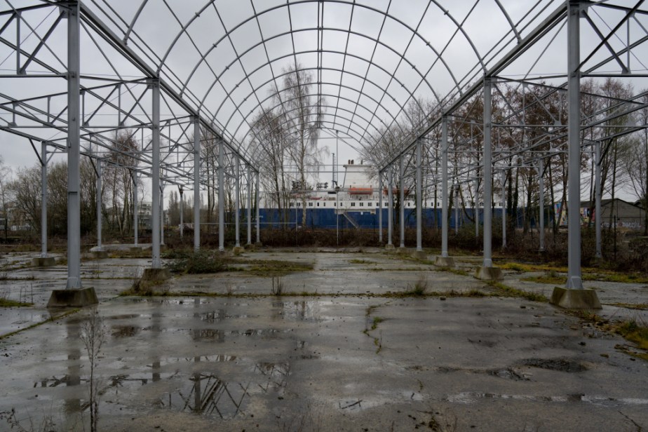 Presqu&rsquo;île : Travaux – Brume –&nbsp;Pluie